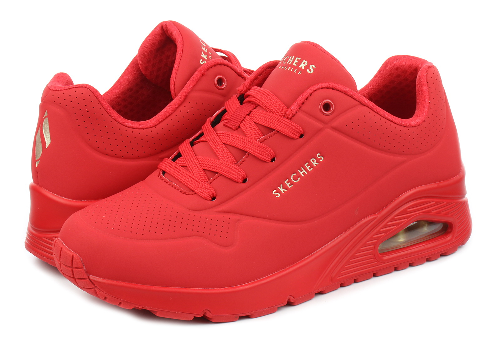 RED SKECHERS Girls Uno Sneaker | stickhealthcare.co.uk