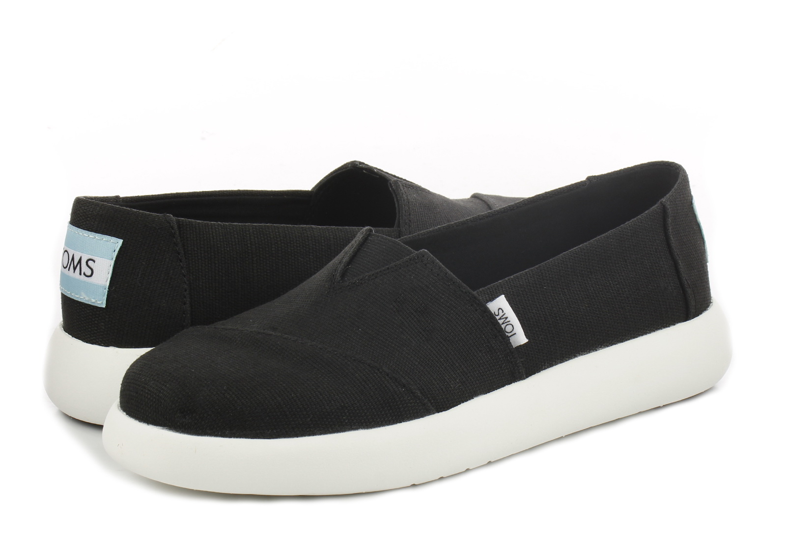 Toms classic slip hot sale ons black mono