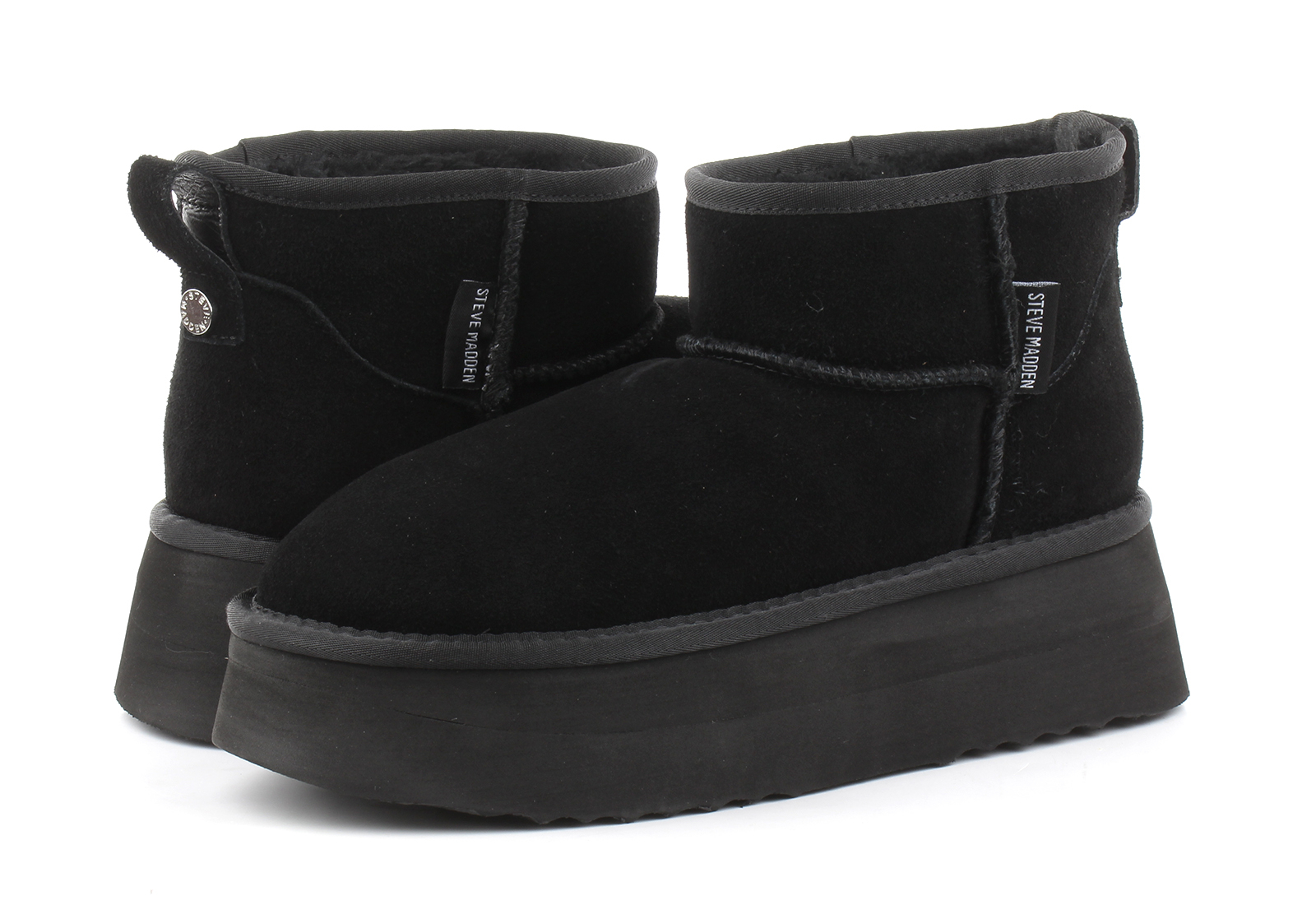 Wrangle black suede sale steve madden