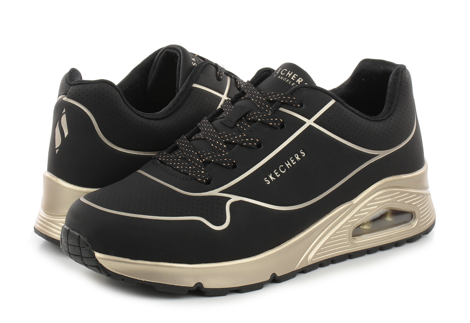 Skechers Sneakers - Uno Gen1 - Cool Heel - 310538L-BKRG - Online shop for  sneakers, shoes and boots