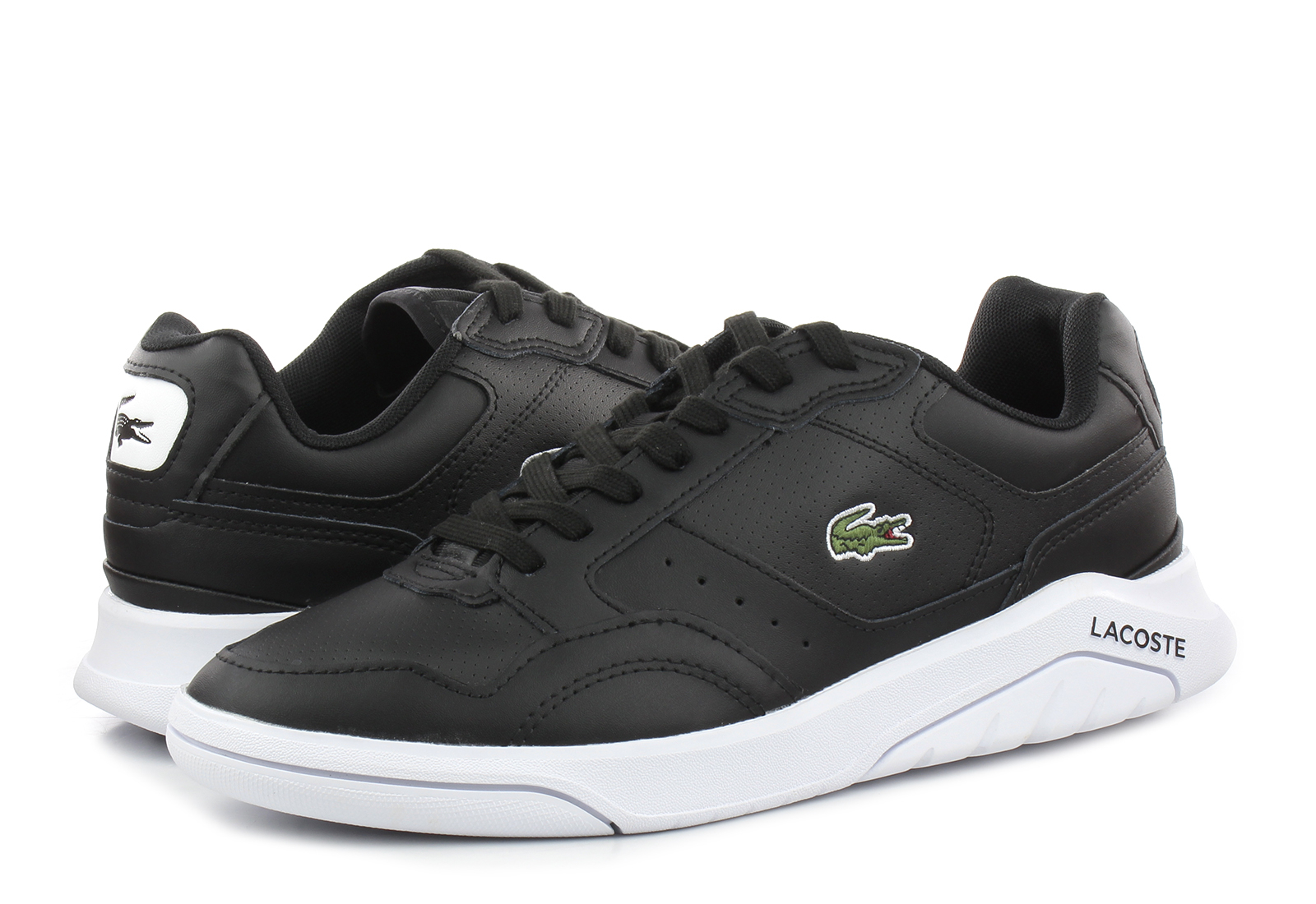 Buy Lacoste Mens Green Game Advance Luxe Trainers from Next USA