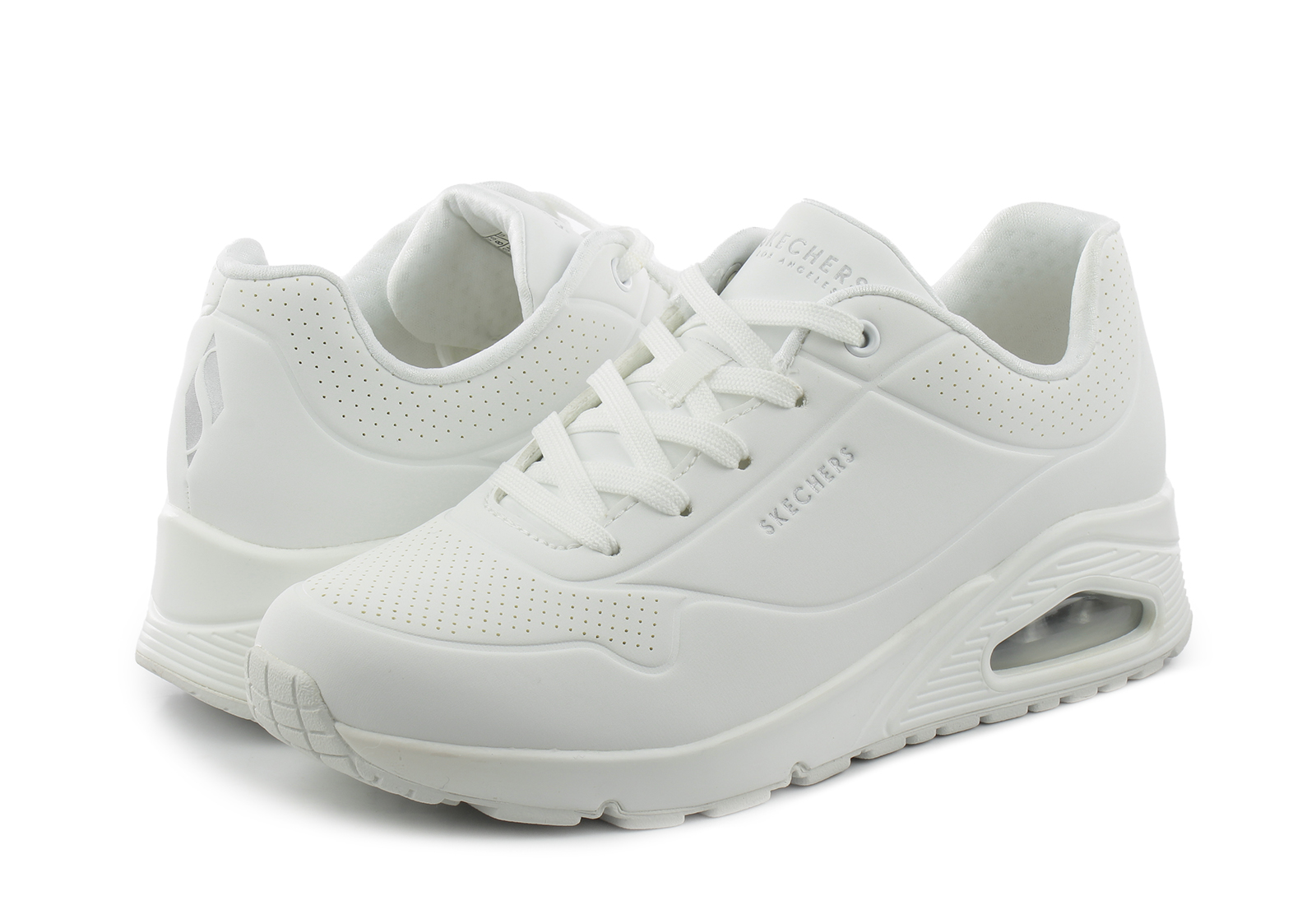 Skechers Uno Stand Air W White Womens trainers 73690