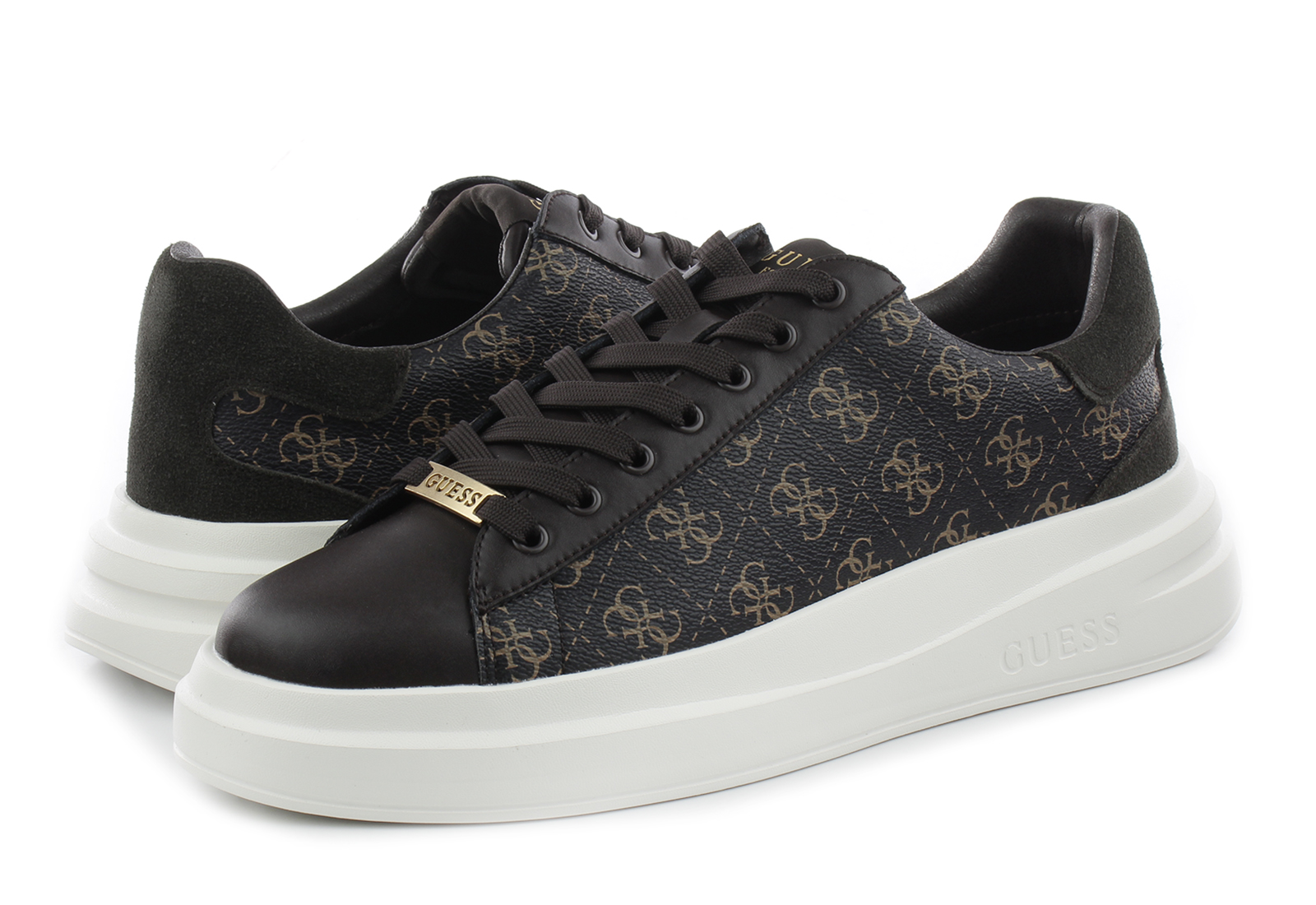 Guess Sneakers Elba FMPVIBFAL12BRN Online shop for sneakers